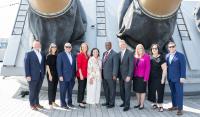 Commissioners joined Battleship New Jersey to announce $25 million redevelopment pro