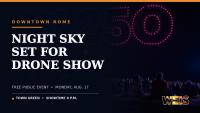 Free Downtown Rome Drone Show to Celebrate America’s 250th Monday