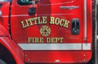 Little Rock Firefighters Put Out Straw Pile Fire