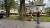 Tree falls on South Portland home during thunderstorm