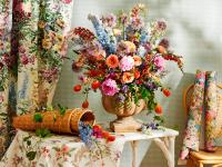 4 Floral Arrangements Inspired by Textiles