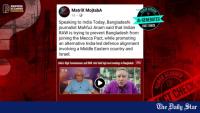 AI-generated Mahfuz Anam video falsely claims RAW blocking Bangladesh from ‘Makkah Pact’