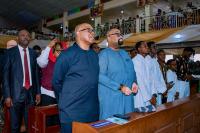 Peter Obi pays tribute to late Archbishop Akubeze, hails his life of service