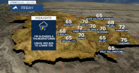 KBZK Bozeman Area Weather: Cooler with rain and thunderstorms tonight and Friday