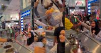 Lady Gets Sweet Revenge On Turkish Ice Cream Seller By Beating Him At His Own Game