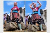 Ontario woman first Canadian female to lift historic Dinnie Stones