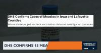 Wisconsin DHS continues 'intensive effort' to investigate measles outbreak