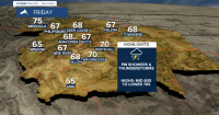 KXLF Butte Area Weather: Cooler with rain and thunderstorms tonight and Friday