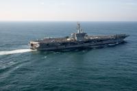 New carrier heads to Mideast amid USS Lincoln trouble