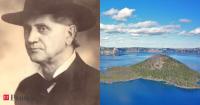In 1870, he read about Crater Lake in Oregon in a newspaper containing his lunch. After 17 years of his tireless efforts to save America's deepest lake, it became a National Park