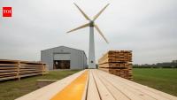 German startup Voodin swaps fibreglass for wood turbine blades, aiming for recyclable blades at commercial scale