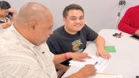 Supporting families with individuals with developmental disabilities photo & caption