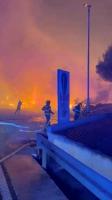 Wildfire descends on Croatian tourist town, injures at least 19