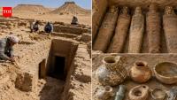 Egyptian archaeologists discover 3 tombs in Bahariya Oasis with 5 mummies, and Roman-era remains