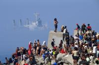 Morocco and Spain deploy forces at border amid online calls for new mass incursion into Ceuta