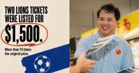 Scalping is parasitic, says Andre Low as Singapore-Thailand football match tickets listed for up to $1,500