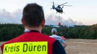 Germany news: Wildfire forces evacuations in Eifel forest
