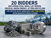 MHI Receives 20 Bids Under INR 7,280 Crore REPM Manufacturing Scheme