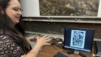 Intern Simone Taylor makes notable artwork available to the world 