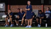 Men's Soccer Drops Final Exhibition Match, 2-1, On Late Winner By Maryland