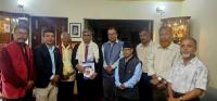 Journalist delegates visit Bangladesh embassy in Kathmandu