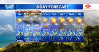 Thursday Evening Forecast - Hurricane Warning is in effect for Hawaii Island as Lala approaches