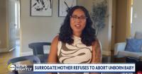 Surrogate mother who refused to abort baby gives birth amid ongoing legal dispute