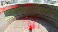World War II Memorial vandalized with 'clean hands, dirty money' message amid Trump's Washington DC renovations