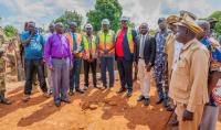 Governor Adil inspects ongoing construction of Kanjaro bridge
