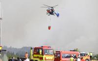 Wildfire forces hundreds to flee in western Germany