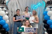 Students celebrate T-Level results at East Durham College