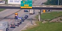 Kansas Turnpike shut down in both directions after double-semi crash in Bonner Springs