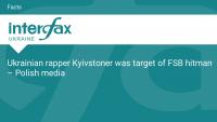 Ukrainian rapper Kyivstoner was target of FSB hitman – Polish media