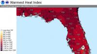 Entire state of Florida under heat advisory. When will it cool off?