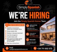Join the Simply Spanish Homes team and build your career in Spanish property