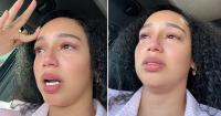Cuban woman in tears over what happened to her at a gas station in Las Vegas: "I felt a tightness in my chest."