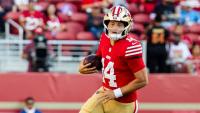 49ers quarterback impressed in his pro debut but gets sent to the hospital