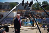 Trump asks Supreme Court to let him build ballroom, citing national security needs and architectural values