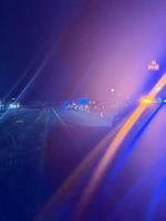 Truck fire closes interstate