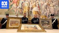 Multi-million dollar art recovered after three-minute Italian museum heist
