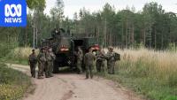 NATO fighter jet shoots down a drone over Latvia