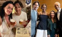 Katy Perry and Justin Trudeau enjoy a pint in his latest Instagram dump along with the Obamas and his family as he says he's 'grateful for the people that made this summer so special'