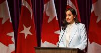 Canada imposes sanctions on five high-ranking Iranian officials for threatening security in the Strait of Hormuz.