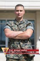 Faces on Station - Cpl. Angel Velez: From being a part of the community to serving it
