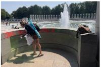 Kentucky woman charged with vandalizing National Mall's WWII Memorial