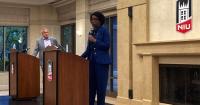 Healthcare, federal budget cuts, and Iran war were hot topics at Rep. Underwood’s DeKalb town hall