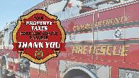 Palm Beach County property tax campaign hits the road on fire trucks