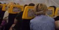 Chilling video emerges as Ryanair passenger's head sucked out of plane window in mid-air