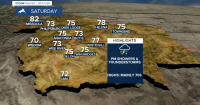 KXLF Butte Area Weather: Scattered showers & thunderstorms tonight and Saturday