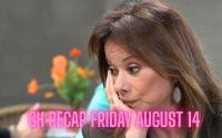 ‘General Hospital’ Recap Friday, August 14: Alexis’s ‘Drew’ Leverage, Danny & Charlotte’s Revenge Plan, Sonny’s Sizzling Secret